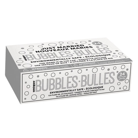 JUST MARRIED BUBBLES x 24 - Whip It Up Cake Supplies