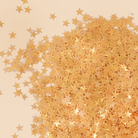 GOLD STAR EDIBLE GLITTER 1kg by SPRINKS