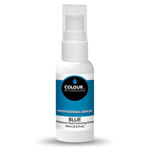 BLUE OIL BASED FOOD COLOURING DROPS 20ml - Whip It Up Cake Supplies