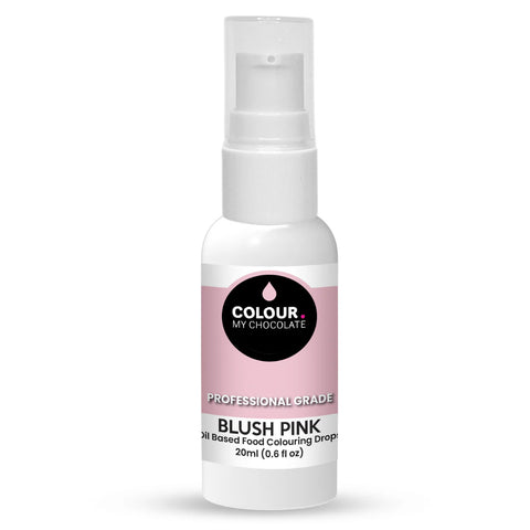 BLUSH PINK OIL BASED FOOD COLOURING DROPS 20ml - Whip It Up Cake Supplies