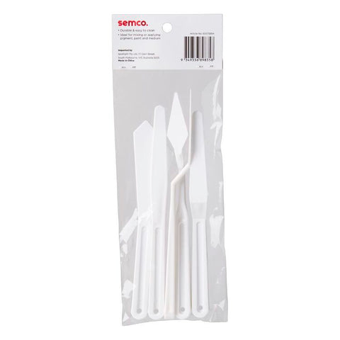 PLASTIC PALETTE KNIVES x 5 pk - Whip It Up Cake Supplies