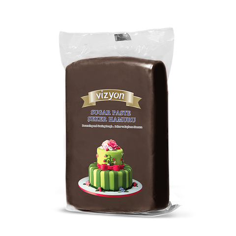 BROWN FONDANT 1KG by VIZYON - Whip It Up Cake Supplies