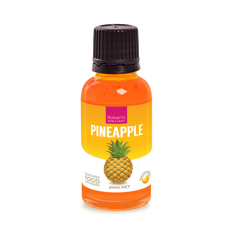 PINEAPPLE FLAVOURED FOOD COLOURING 30ml by ROBERTS - Whip It Up Cake Supplies