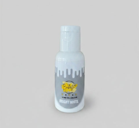 BRIGHT WHITE GEL COLOUR 20g BY BAKETTE