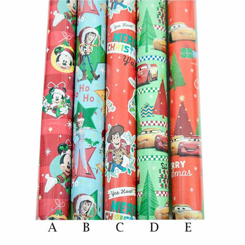 DISNEY BOY CHRISTMAS WRAPPING PAPER 3m x 70cm