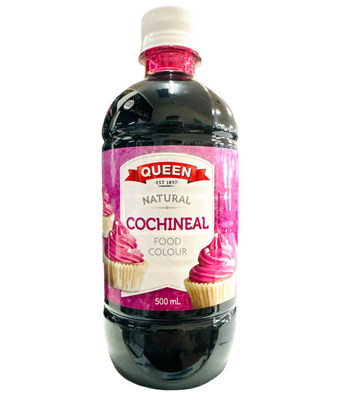 NATURAL COCHINEAL FOOD COLOUR by QUEENS 500ml - Whip It Up Cake Supplies