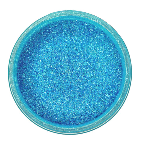 CRYSTAL BLUE MEGA SPARKLES - EDIBLE & DRINKABLE GLITTER - Whip It Up Cake Supplies