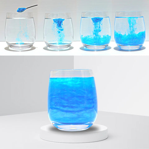 CRYSTAL BLUE MEGA SPARKLES - EDIBLE & DRINKABLE GLITTER - Whip It Up Cake Supplies