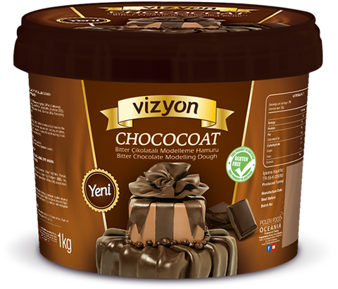 MODELLING CHOCOLATE DARK 1kg by VIZYON - Whip It Up Cake Supplies