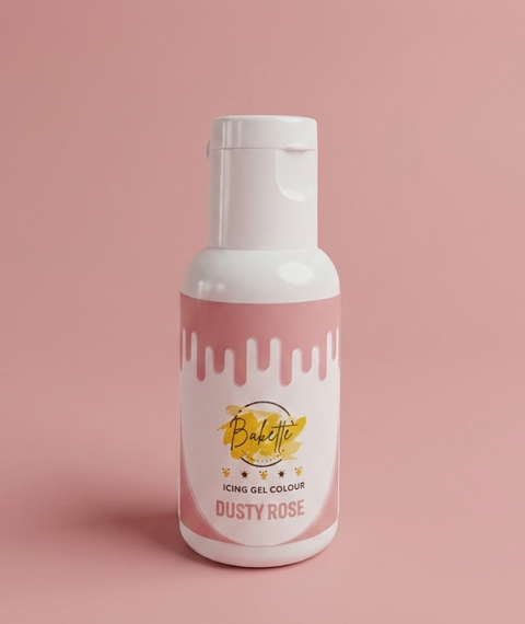 DUSTY ROSE GEL COLOUR 20g BY BAKETTE