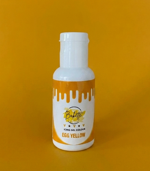 EGG YELLOW GEL COLOUR 20g BY BAKETTE