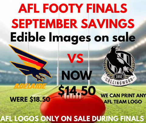 AFL TEAM LOGOS EDIBLE IMAGE - Whip It Up Cake Supplies