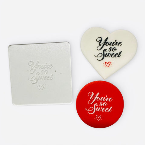 YOU’RE SO SWEET VALENTINES RAISE IT UP COOKIE STAMP