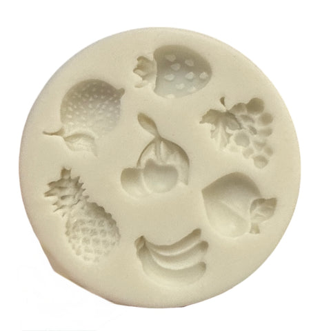 FRUIT MINI SILICONE MOULD 7 cavity - Whip It Up Cake Supplies