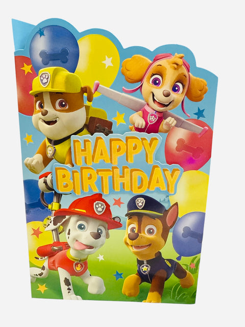 PAW PATROL BIRTHDAY CARD - Whip It Up Cake Supplies