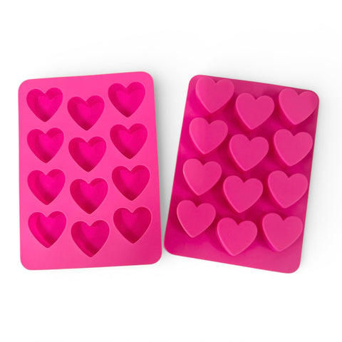 SMALL HEART SILICONE MOULD 12 CAVITY - Whip It Up Cake Supplies