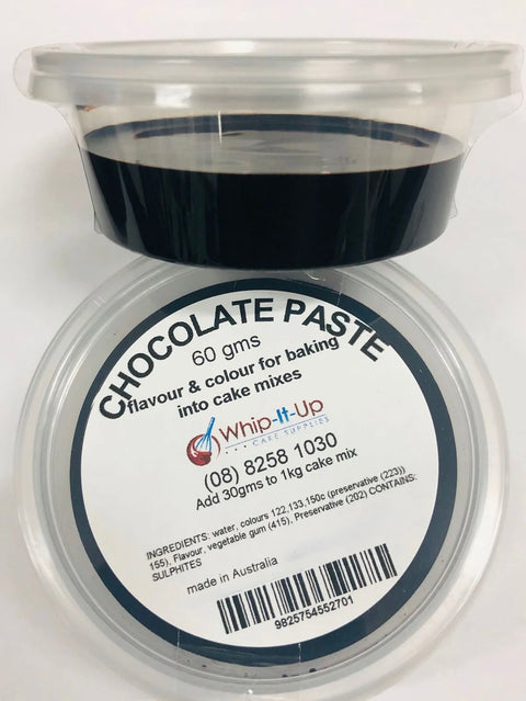 CHOCOLATE PASTE FLAVOUR 60GMS - Whip It Up Cake Supplies
