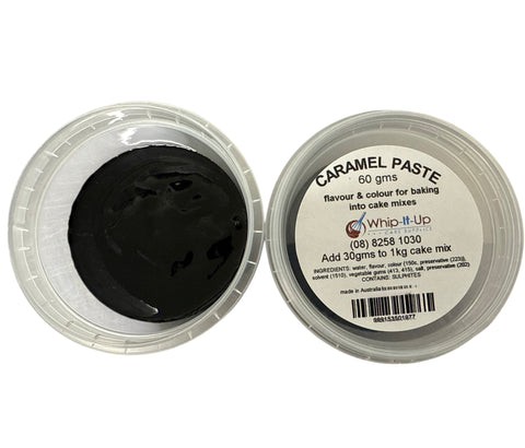 CARAMEL FLAVOURED PASTE 60gms - Whip It Up Cake Supplies