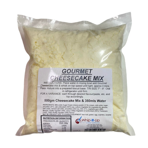 CHEESECAKE 500g PREMIX - Whip It Up Cake Supplies