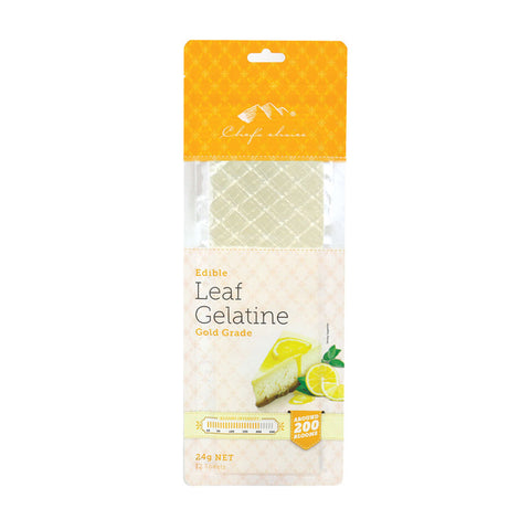 LEAF GELATINE EDIBLE - GOLD GRADE