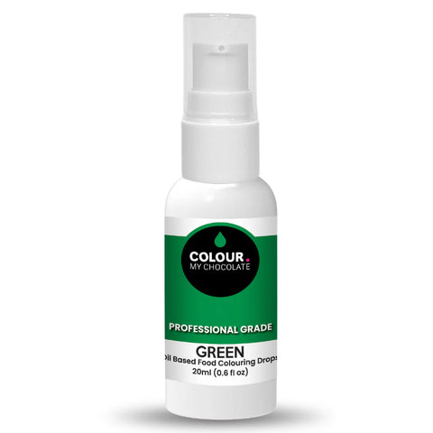 GREEN OIL BASED FOOD COLOURING DROPS 20ml - Whip It Up Cake Supplies