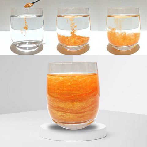 GOLD MEGA SPARKLES - EDIBLE & DRINKABLE GLITTER - Whip It Up Cake Supplies