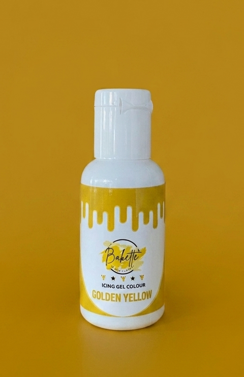 GOLDEN YELLOW GEL COLOUR 20g BY BAKETTE