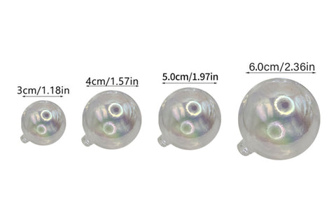 CAKE BALL HOLOGRAM DECORATIONS 12 pack - NON EDIBLE - Whip It Up Cake Supplies