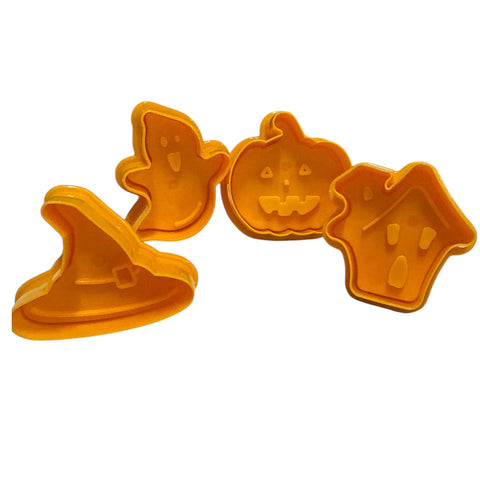 HALLOWEEN PLUNGER CUTTERS x 4 - Whip It Up Cake Supplies