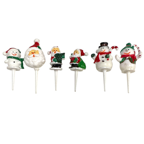 CHRISTMAS CUPCAKE TOPPER SET of 6 - Whip It Up Cake Supplies