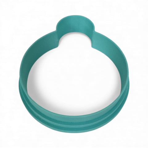 BAUBLE / LADY BUG 8cm high x 6.5cm wide COOKIE CUTTER