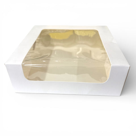 8" COOKIE BOX WITH WATERFALL WINDOW 6cm high - Whip It Up Cake Supplies