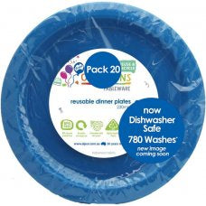 ROYAL BLUE DINNER PLATES 25pk - Whip It Up Cake Supplies