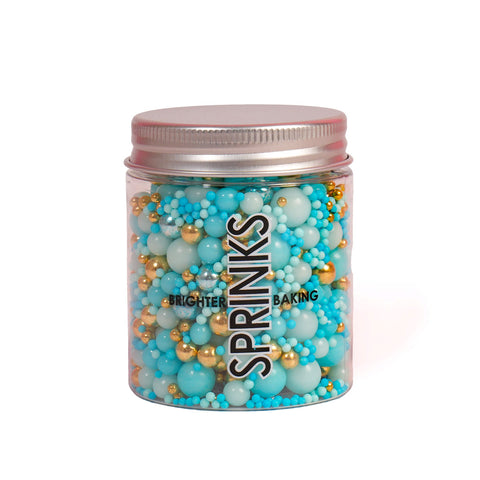 BLUE VELVET CRUNCH EDIBLE SPRINKLES 70g by SPRINKS - Whip It Up Cake Supplies