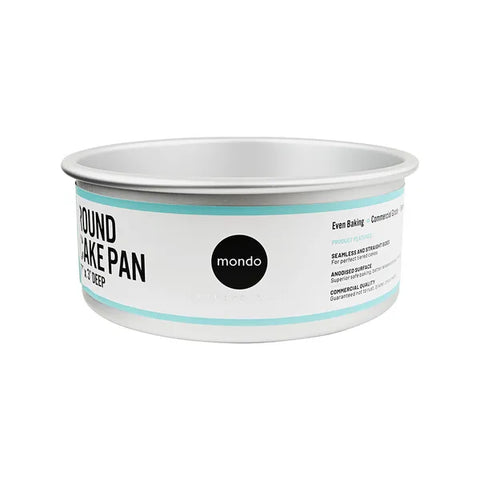 7" ROUND CAKE TIN 3" DEEP by MONDO