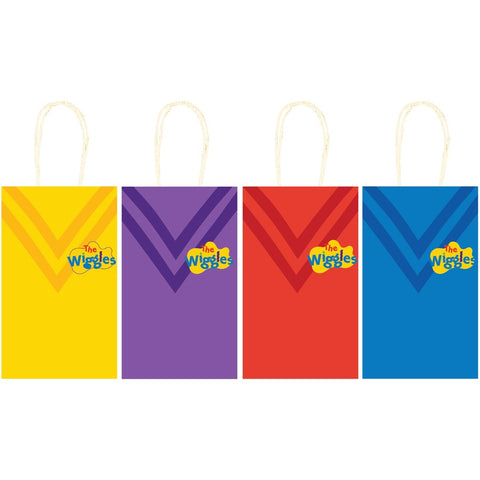 THE WIGGLES PAPER CRAFT LOOT BAGS 8 pack