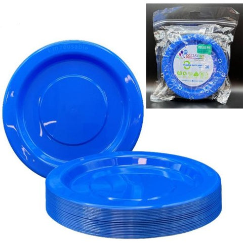 ROYAL BLUE LUNCH PLATES 20pk - Whip It Up Cake Supplies