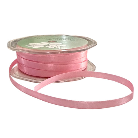 PINK 6mm SATIN RIBBON X 1m - Whip It Up Cake Supplies