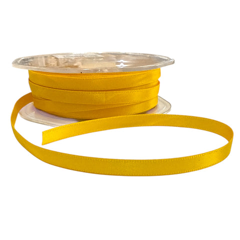 YELLOW 6mm SATIN RIBBON X 1m - Whip It Up Cake Supplies