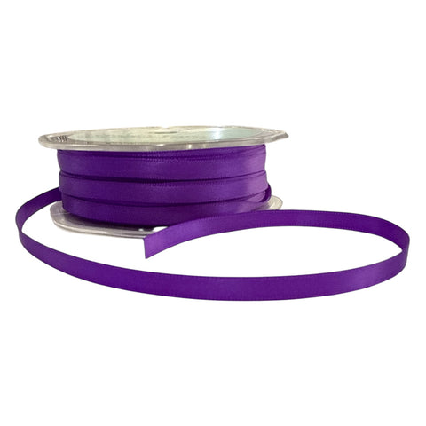 PURPLE 6mm SATIN RIBBON X 1m - Whip It Up Cake Supplies