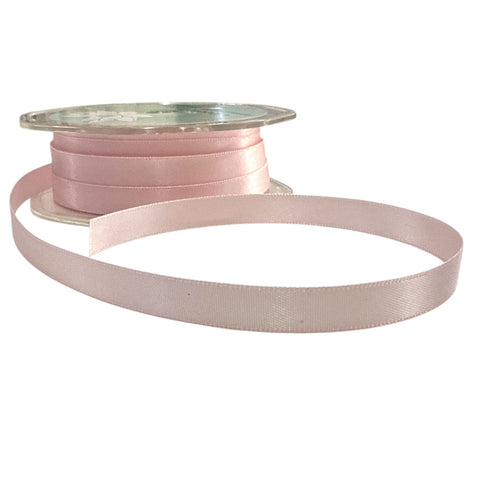 PALE PINK 9mm SATIN RIBBON X 1m - Whip It Up Cake Supplies