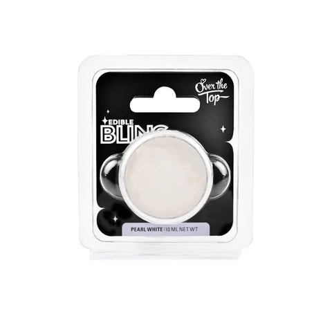 PEARL WHITE LUSTRE DUST 10ml by OVER THE TOP - Whip It Up Cake Supplies