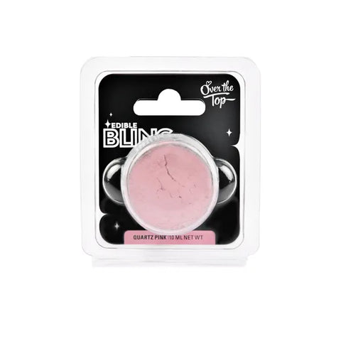 QUARTZ PINK LUSTRE DUST 10ml by OVER THE TOP - Whip It Up Cake Supplies