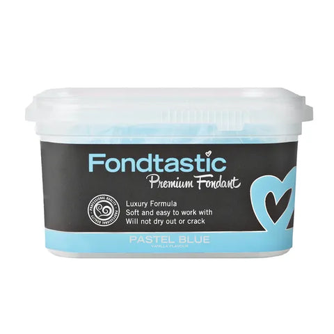 PASTEL BLUE 250G PREMIUM FONDANT by FONDTASTIC - Whip It Up Cake Supplies