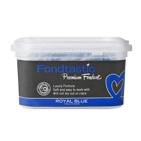 ROYAL BLUE 250G PREMIUM FONDANT by FONDTASTIC - Whip It Up Cake Supplies