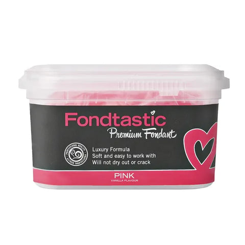 PINK 250G PREMIUM FONDANT by FONDTASTIC - Whip It Up Cake Supplies