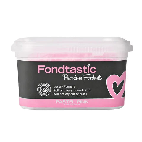 PASTEL PINK 250G PREMIUM FONDANT by FONDTASTIC - Whip It Up Cake Supplies