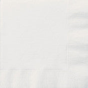 BRIGHT WHITE LUNCH NAPKINS 20 pack - Whip It Up Cake Supplies