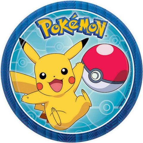 POKEMON 7” SNACK PLATES - Whip It Up Cake Supplies