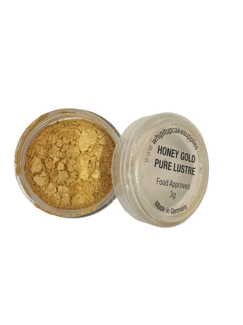 HONEY GOLD PURE LUSTRE POWDER - Whip It Up Cake Supplies